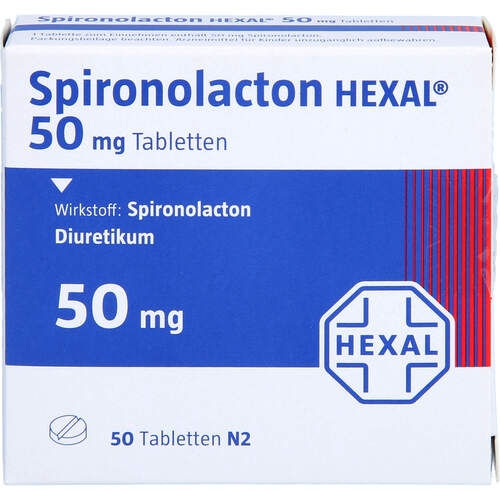 Spironolacton Hexal 50mg, 50 Stk., HEXAL AG