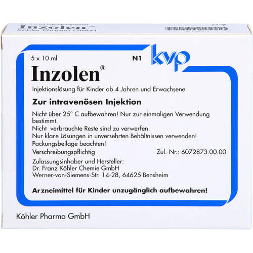 INZOLEN, 5x10 ml, K&ouml;hler Pharma GmbH