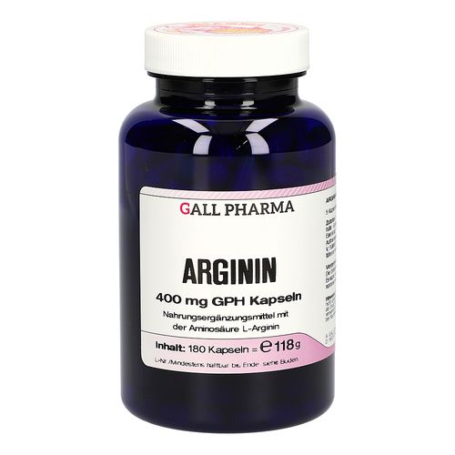 Arginin 400mg GPH Kapseln, 180 Stk., Hecht-Pharma GmbH