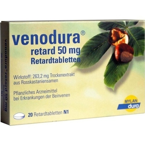 VENODURA retard 50 mg Tabl., 20 Stk., Mylan dura GmbH