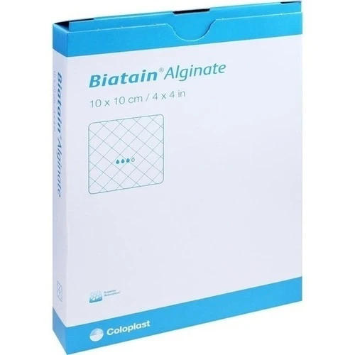 Biatain Alginate Kompressen 10x10cm, 10 Stk., Coloplast GmbH