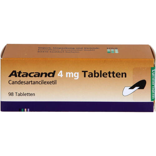 ATACAND 4mg, 98 Stk., Eurimpharm Arzneimittel GmbH