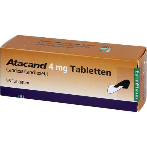ATACAND 4mg, 98 Stk., Eurimpharm Arzneimittel GmbH