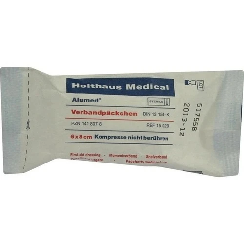 Verbandpäckchen Alumed klein, 1 Stk., Holthaus Medical GmbH & Co. KG