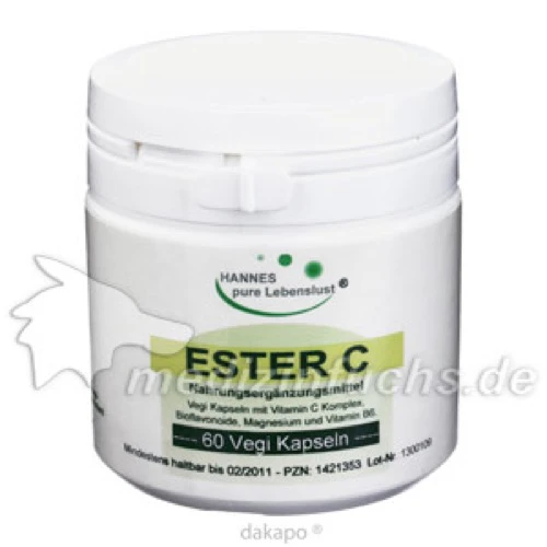 Ester C Vegi Kapseln, 60 Stk., G & M Naturwaren Import GmbH & Co. KG