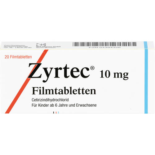 Zyrtec, 20 ST, Aca Müller/Adag Pharma AG