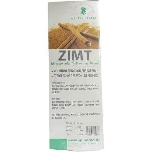Zimtsohlen Dunkel 39/40, 2 Stk., Spinnrad GmbH