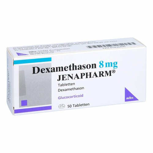 Dexamethason 8mg JENAPHARM, 50 Stk., Mibe GmbH Arzneimittel