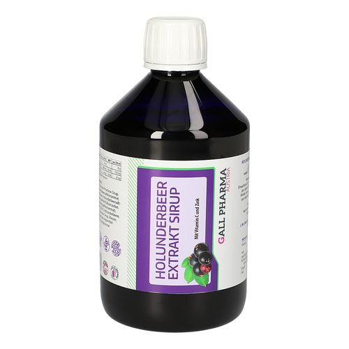 Holunderbeerextrakt Sirup, 500 ML, Hecht-Pharma GmbH