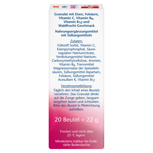 Doppelherz Eisen-Femin direct, 20 Stk., Queisser Pharma GmbH & Co. KG