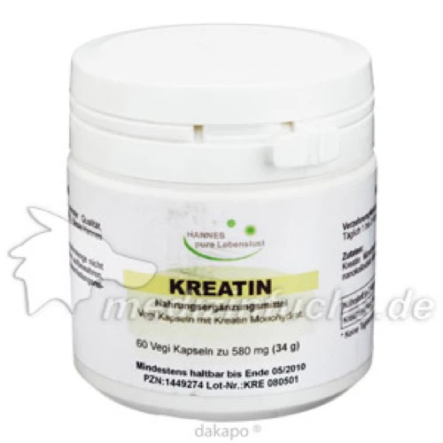 Kreatin Vegi-Kaps, 60 Stk., G & M Naturwaren Import GmbH & Co. KG