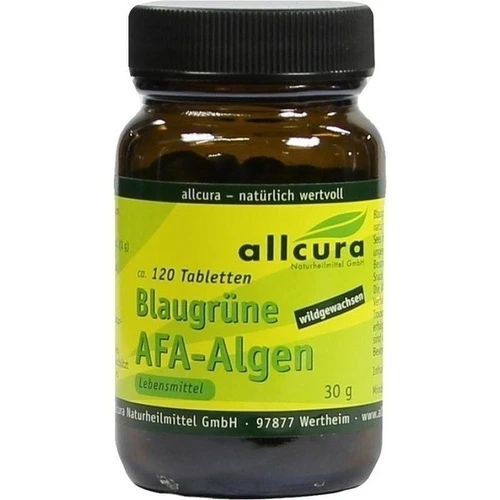 AFA Algen Tabletten blaugrün a250mg, 500 Stk., Allcura Naturheilmittel GmbH