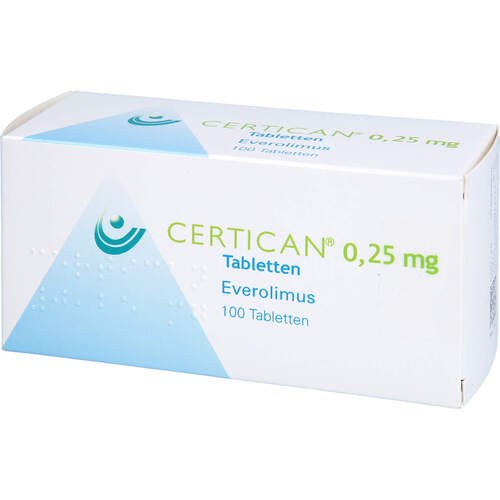 CERTICAN 0.25mg Tabletten, 100 Stk., Axicorp Pharma B.V.