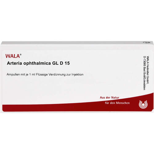 Arteria ophthalmica Gl D15, 10X1 ML, Wala Heilmittel GmbH