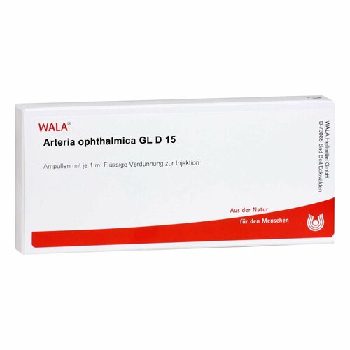 Arteria ophthalmica Gl D15, 10x1 ml, Wala Heilmittel GmbH