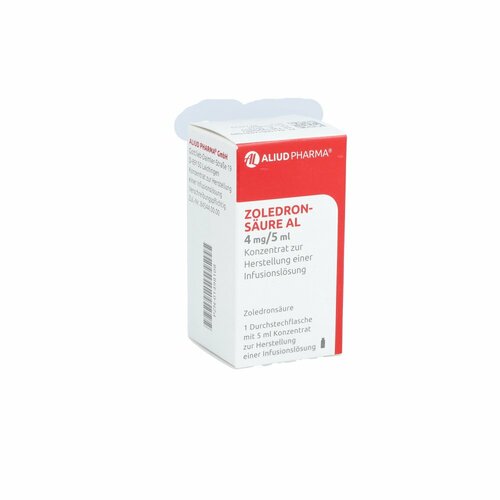 ZOLEDRONSAEURE AL 4MG/5ML, 1 Stk., Aliud Pharma GmbH