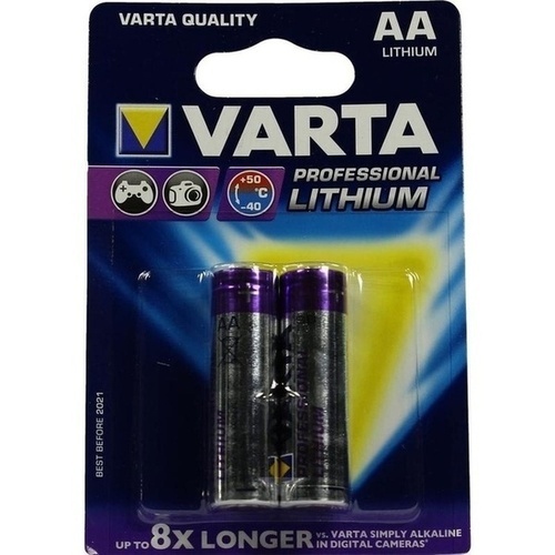 Batterie Lithium Mignon 1.5V FR6/L91, 2 Stk., Vielstedter Elektronik Batterie Lithium Mignon 1.5V FR6/L91, 2 Stk., Vielstedter Elektronik