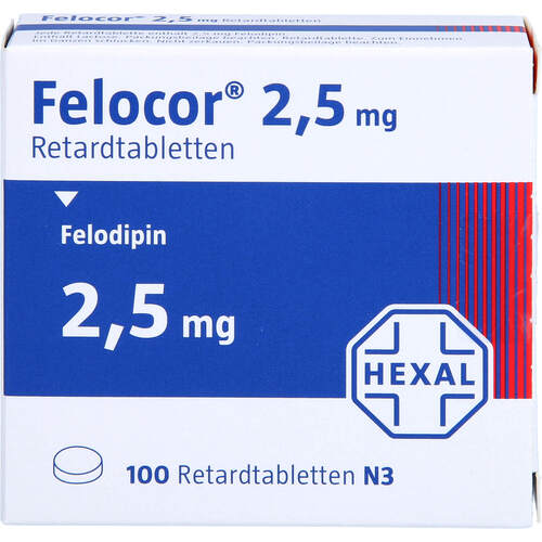 Felocor 2.5mg, 100 Stk., HEXAL AG