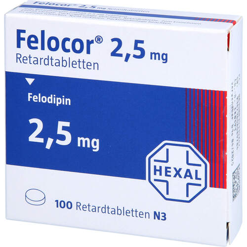 Felocor 2.5mg, 100 Stk., HEXAL AG