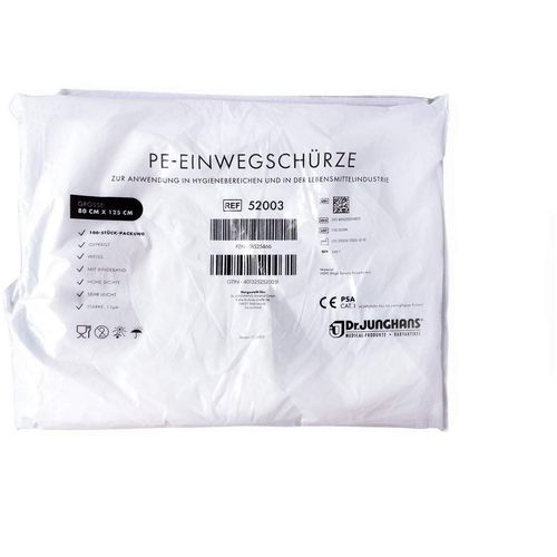 Einmalsch&uuml;rzen PE 125cm, 100 Stk., Dr. Junghans Medical GmbH