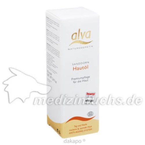 Sanddorn Hautöl alva, 100 ML, alva naturkosmetik GmbH & Co. KG