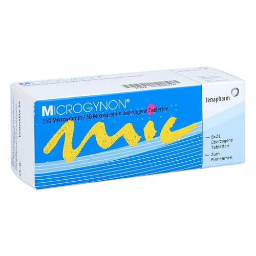 MICROGYNON 21, 6x21 Stk., Jenapharm GmbH & Co. KG