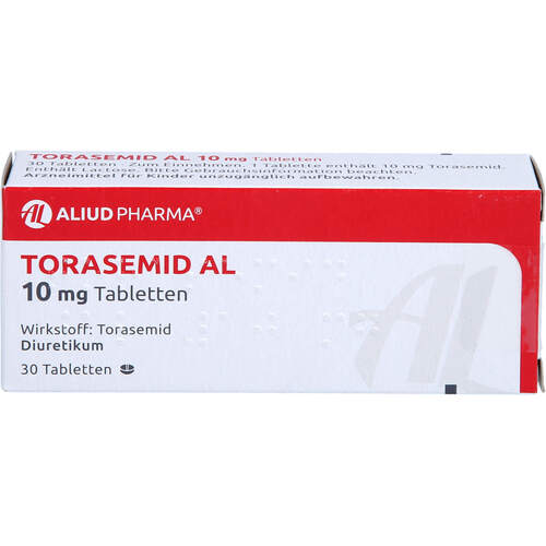 Torasemid AL 10mg Tabletten, 30 Stk., Aliud Pharma GmbH