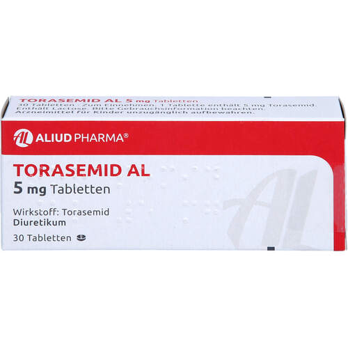 Torasemid AL 5mg Tabletten, 30 ST, Aliud Pharma GmbH