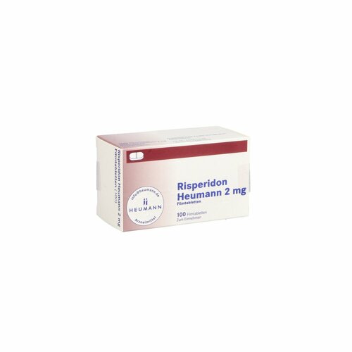 Risperidon Heumann 2mg Filmtabletten, 100 ST, Heumann Pharma GmbH & Co. Generica KG