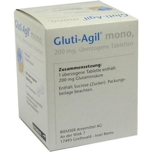 GLUTI AGIL mono &uuml;berzogene Tabletten, 100 Stk., Carinopharm GmbH