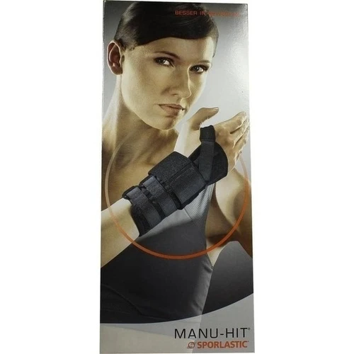 Manu-Hit R 07031 l schw Handgelenkbandage 18cm, 1 Stk., SPORLASTIC GmbH & Co. KG