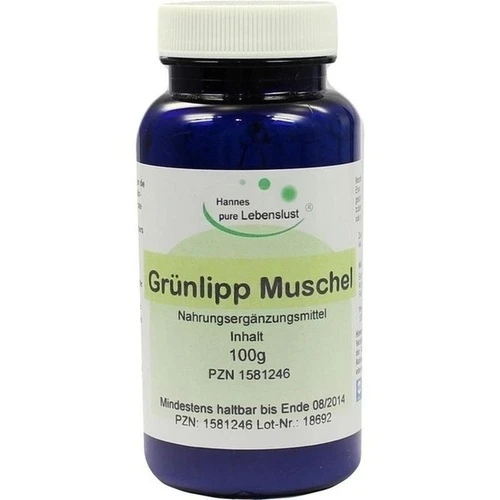 Grünlipp Muschel Pulver, 100 g, G & M Naturwaren Import GmbH & Co. KG