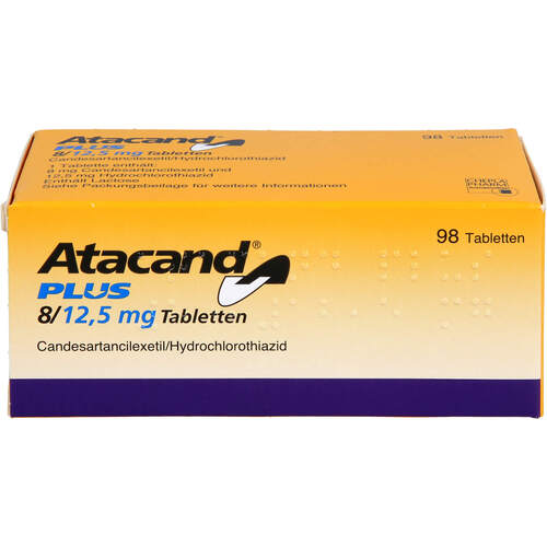 Atacand PLUS 8/12.5mg, 98 Stk., Cheplapharm Arzneimittel GmbH