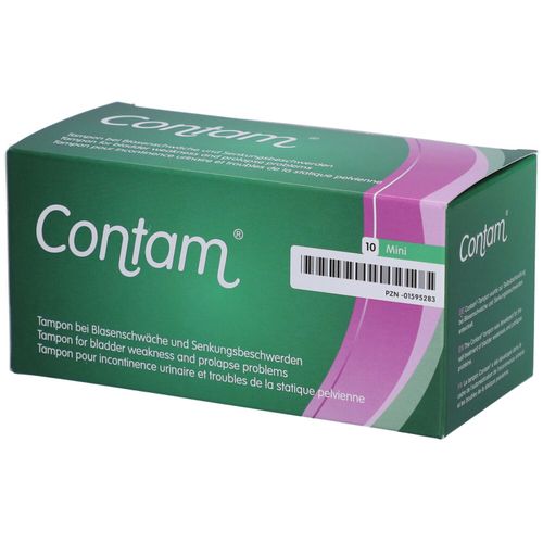 CONTAM Vaginaltampon Mini, 10 Stk., MED SSE SYSTEM GmbH