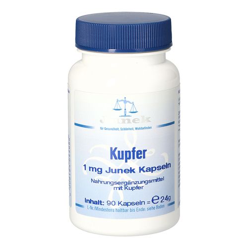 Kupfer 1mg Junek Kapseln, 90 Stk., Bios Medical Services