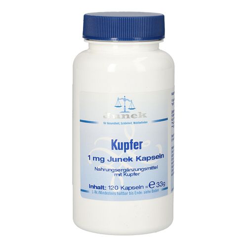 Kupfer 1mg Junek Kapseln, 120 Stk., Bios Medical Services