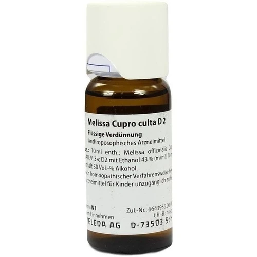 MELISSA CUPR CUL D 2, 50 ml, Weleda AG