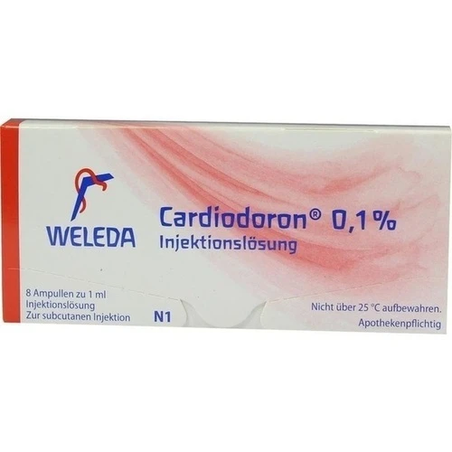 CARDIODORON 0.1%, 8X1 ML, Weleda AG