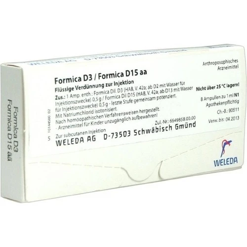 FORMICA D 3 FORMICA D15, 8x1 ml, Weleda AG