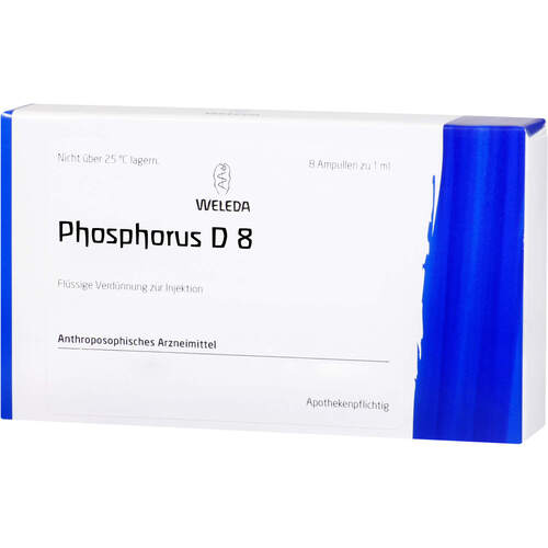 PHOSPHORUS D 8 Ampullen, 8X1 ml, WELEDA AG