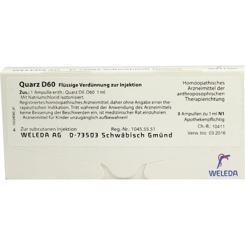 QUARZ D60, 8X1 ML, Weleda AG