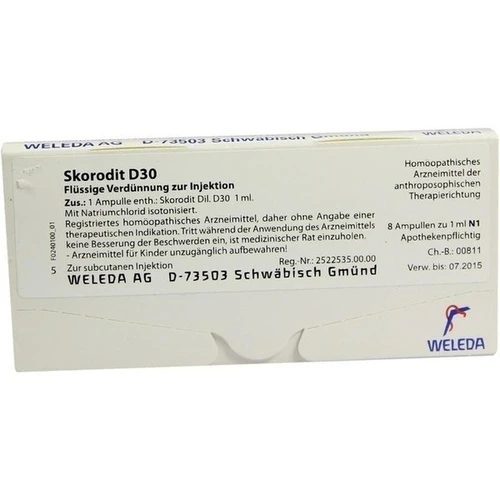 SKORODIT D30, 8x1 ml, Weleda AG