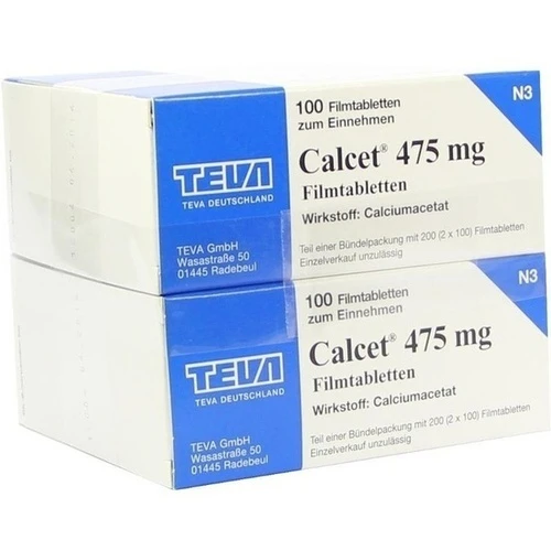 Calcet 475mg Filmtabletten, 200 ST, TEVA GmbH