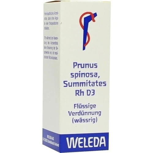 PRUNUS SPINOS SUMMIT RH D3, 20 ml, Weleda AG