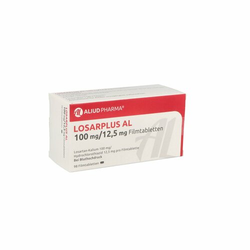 Losarplus AL 100mg/12.5mg Filmtabletten, 98 Stk., Aliud Pharma GmbH