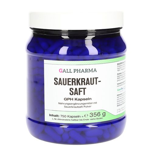 Sauerkrautsaft GPH Kapseln, 750 Stk., Hecht-Pharma GmbH