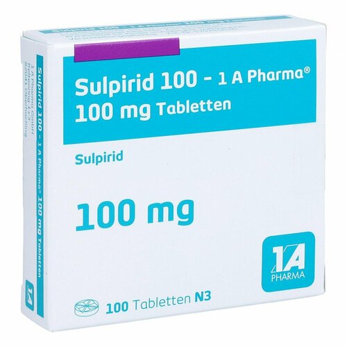 Sulpirid 100-1 A Pharma, 100 st, 1 A Pharma GmbH