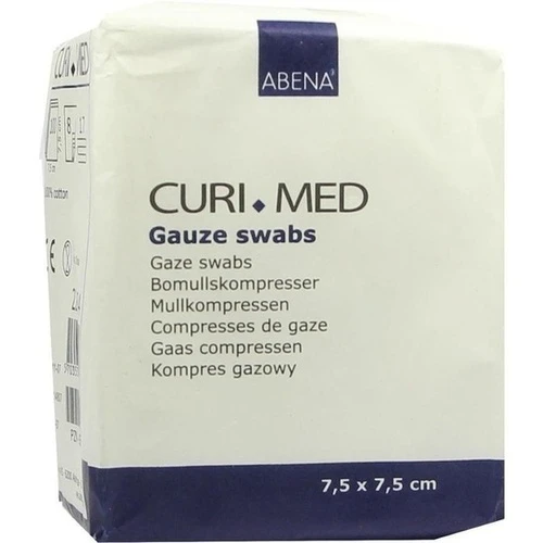 Mullkompressen 8-lagig unsteril 7.5x7.5cm, 100 Stk., Abena GmbH