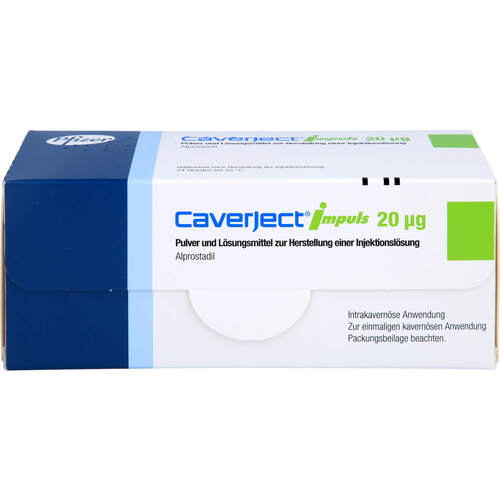 CAVERJECT Impuls 20ug Zweikammerspritze, 2 Stk., Pfizer Pharma GmbH