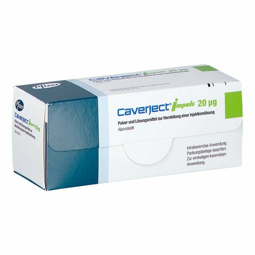 CAVERJECT Impuls 20ug Zweikammerspritze, 2 Stk., Pfizer Pharma GmbH